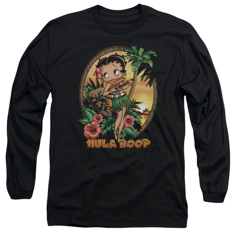 Betty Boop/hula Boop Ii - L/s Adult 18/1 - Black