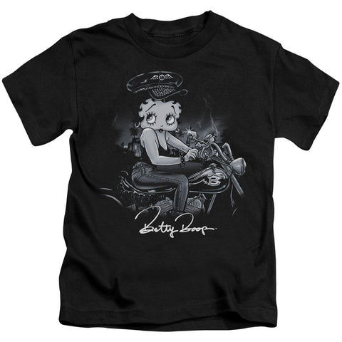 Betty Boop/storm Rider - S/s Juvenile 18/1 - Black