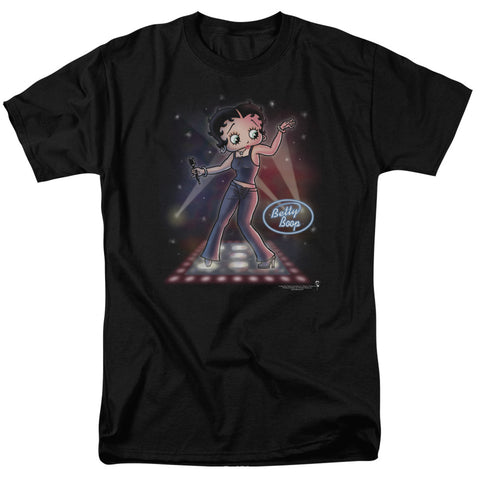 Betty Boop/pop Star - S/s Adult 18/1 - Black