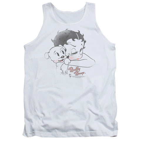Betty Boop/vintage Wink - Adult Tank - White
