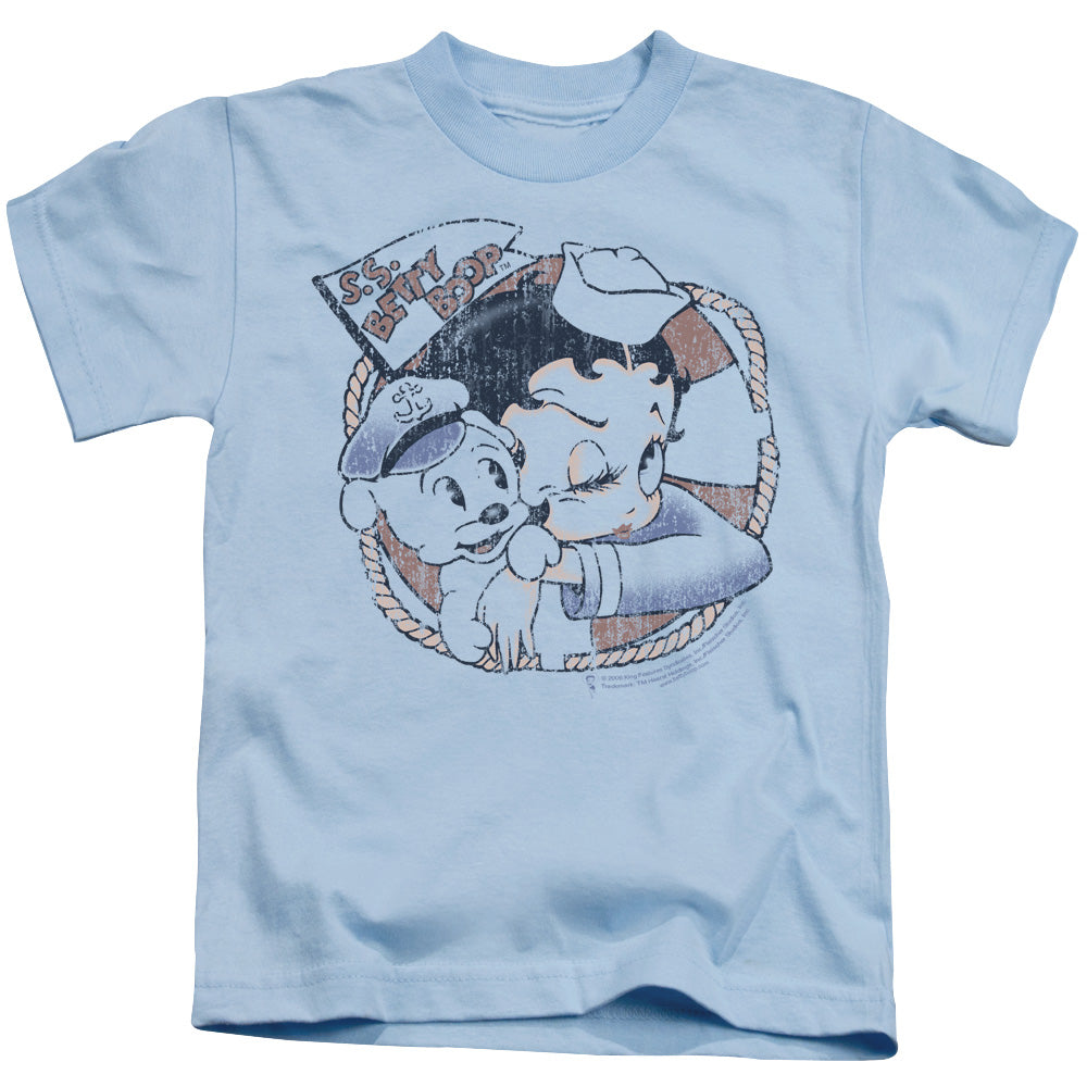 Betty Boop/s.s. Vintage - S/s Juvenile 18/1 - Light Blue