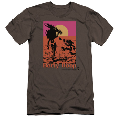 Betty Boop/summer-premuim Canvas Adult Slim Fit 30/1-charcoal