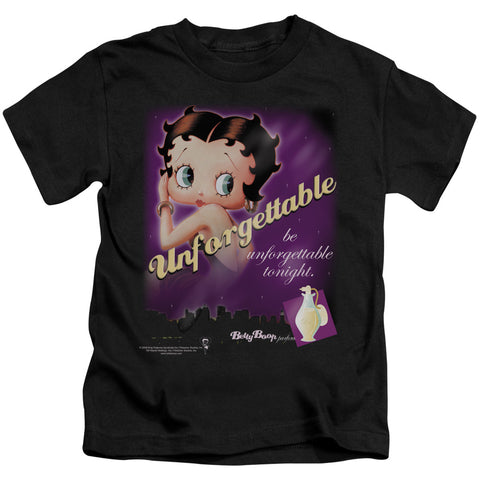 Betty Boop/unforgettable - S/s Juvenile 18/1 - Black