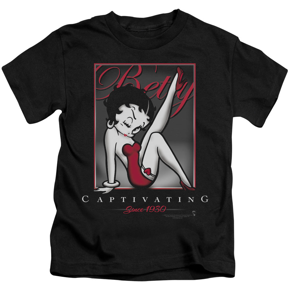 Betty Boop/captivating - S/s Juvenile 18/1 - Black