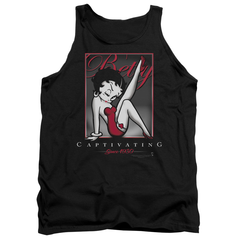 Betty Boop/captivating - Adult Tank - Black