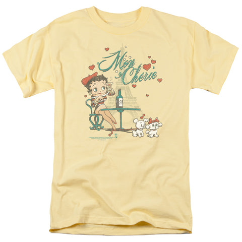 Betty Boop/mon Cherie - S/s Adult 18/1 - Banana