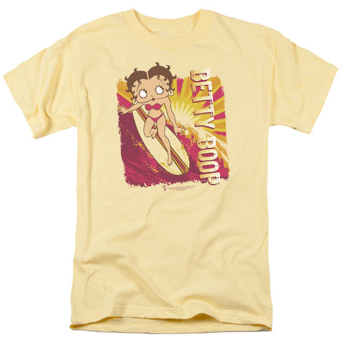 Betty Boop/sunset Surf-s/s Adult 18/1-banana