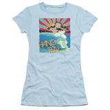 Juniors Sheer Cap Sleeve