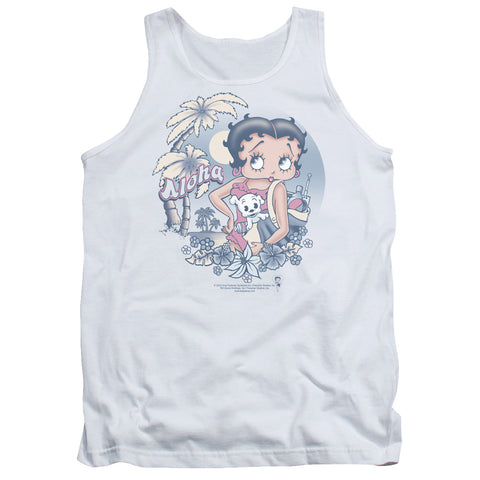 Betty Boop/aloha - Adult Tank - White