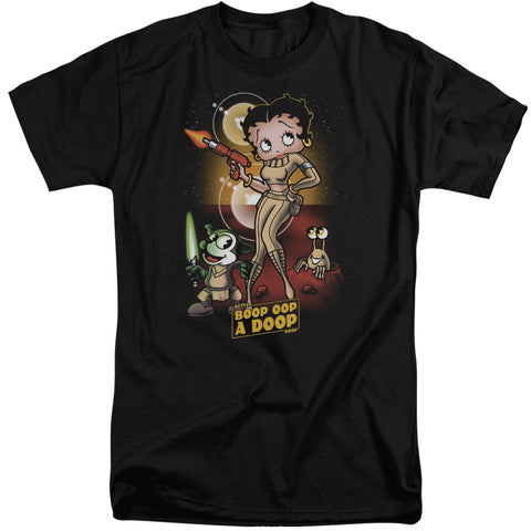 Betty Boop/star Princess-s/s Adult Tall-black