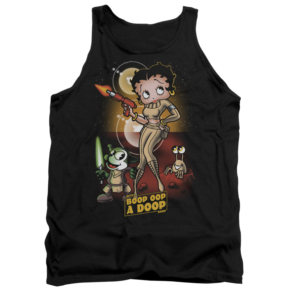 Betty Boop/star Princess - Adult Tank - Black