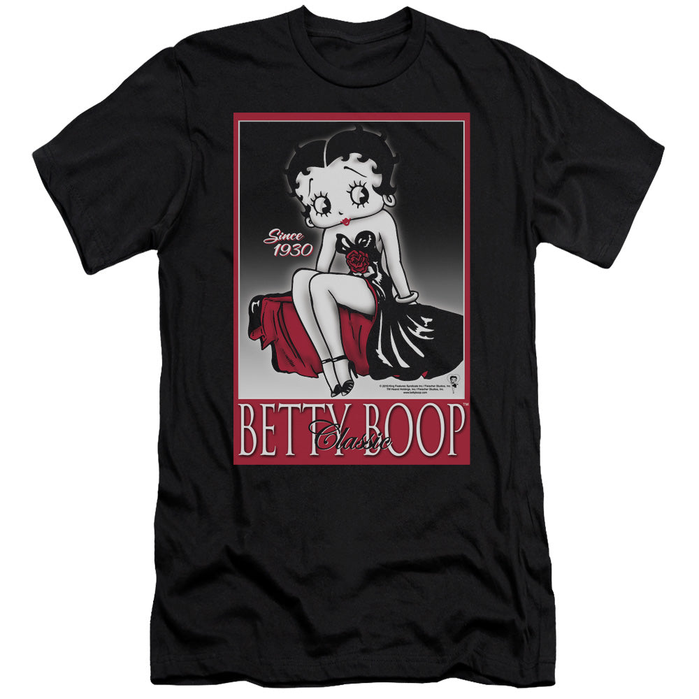 Betty Boop/classic - S/s Adult 30/1 - Black