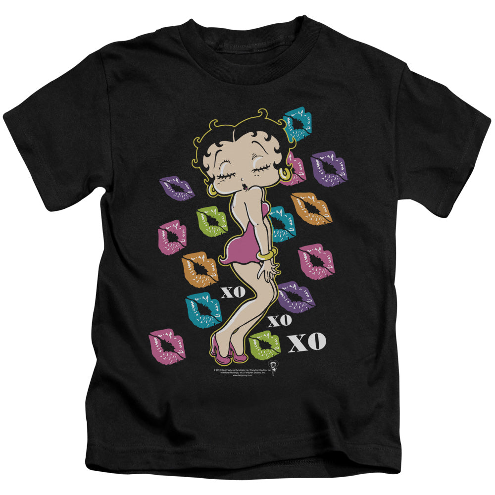 Betty Boop/tripple Xo - S/s Juvenile 18/1 - Black