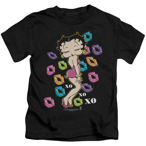 Betty Boop/tripple Xo - S/s Juvenile 18/1 - Black