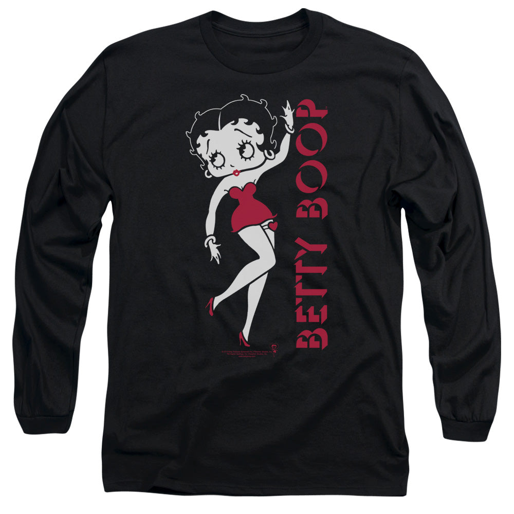 Betty Boop/classic - L/s Adult 18/1 - Black