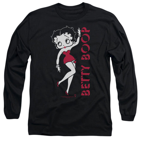 Betty Boop/classic - L/s Adult 18/1 - Black