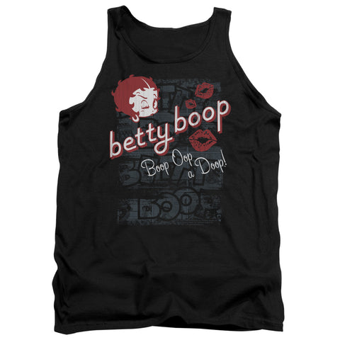 Betty Boop/boop Oop - Adult Tank - Black