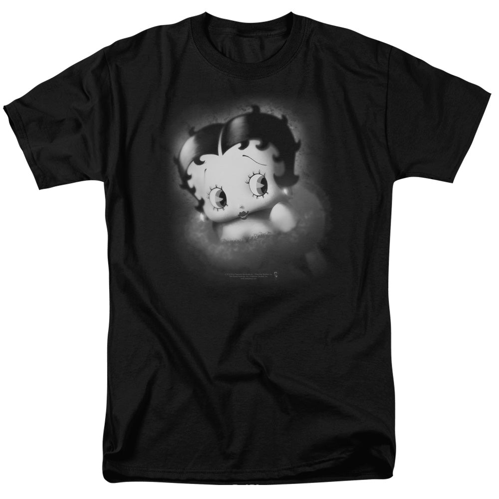 Betty Boop/vintage Star - S/s Adult 18/1 - Black