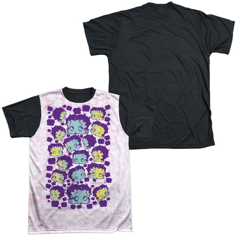 Adult Regular Fit Short Sleeve 100% Poly Black Back