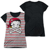 Junior Cap Sleeve 100% Poly Black Back