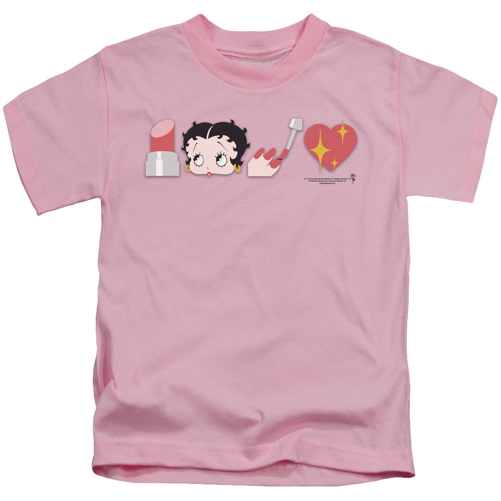 Betty Boop/symbols-s/s Juvenile 18/1-pink