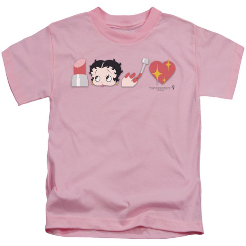 Betty Boop/symbols-s/s Juvenile 18/1-pink