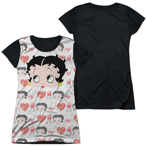 Junior Cap Sleeve 100% Poly Black Back