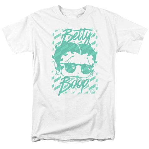 Betty Boop/summer Shades-s/s Adult 18/1-white