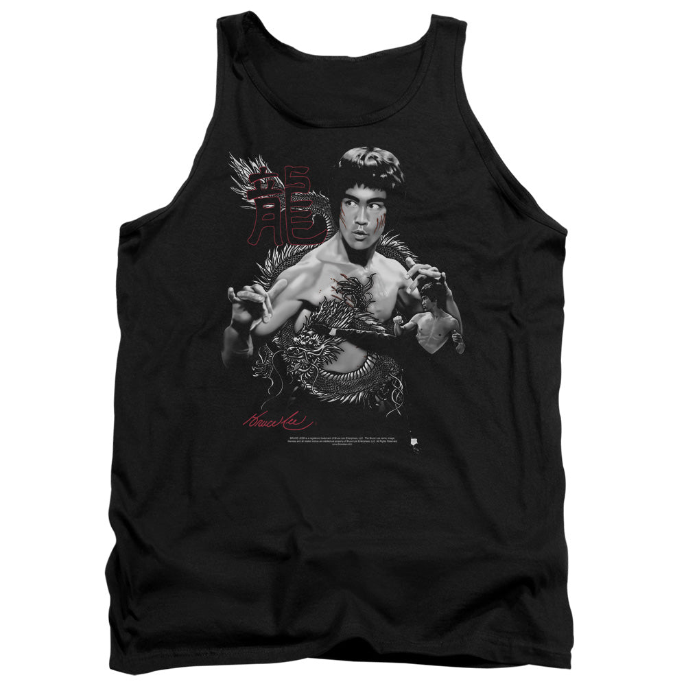 Bruce Lee/the Dragon - Adult Tank - Black