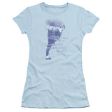 Juniors Sheer Cap Sleeve