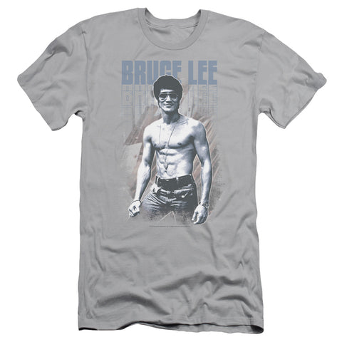 Bruce Lee/blue Jean Lee - S/s Adult 30/1 - Silver