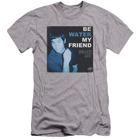 Bruce Lee/water-premuim Canvas Adult Slim Fit 30/1-athletic Heather