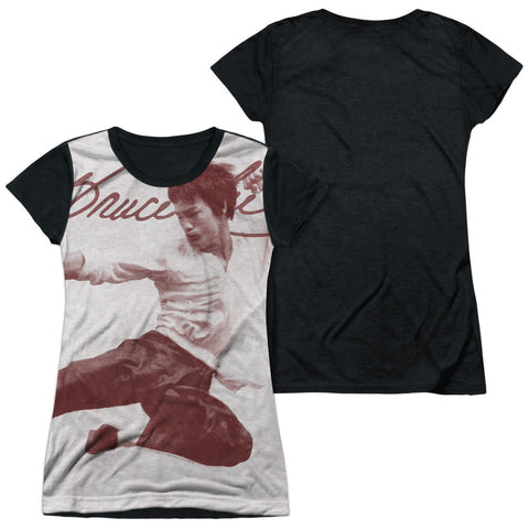 Junior Cap Sleeve 100% Poly Black Back