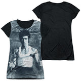 Junior Cap Sleeve 100% Poly Black Back