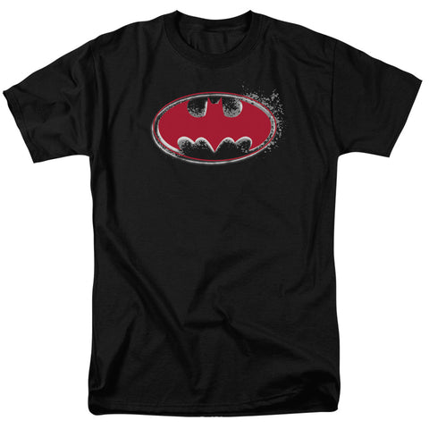 Batman/hardcore Noir Bat Logo - S/s Adult 18/1 - Black