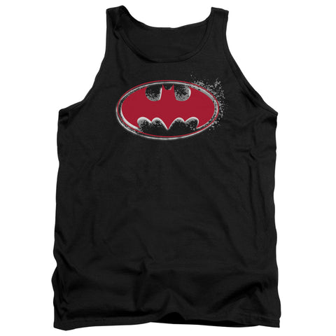 Batman/hardcore Noir Bat Logo - Adult Tank - Black