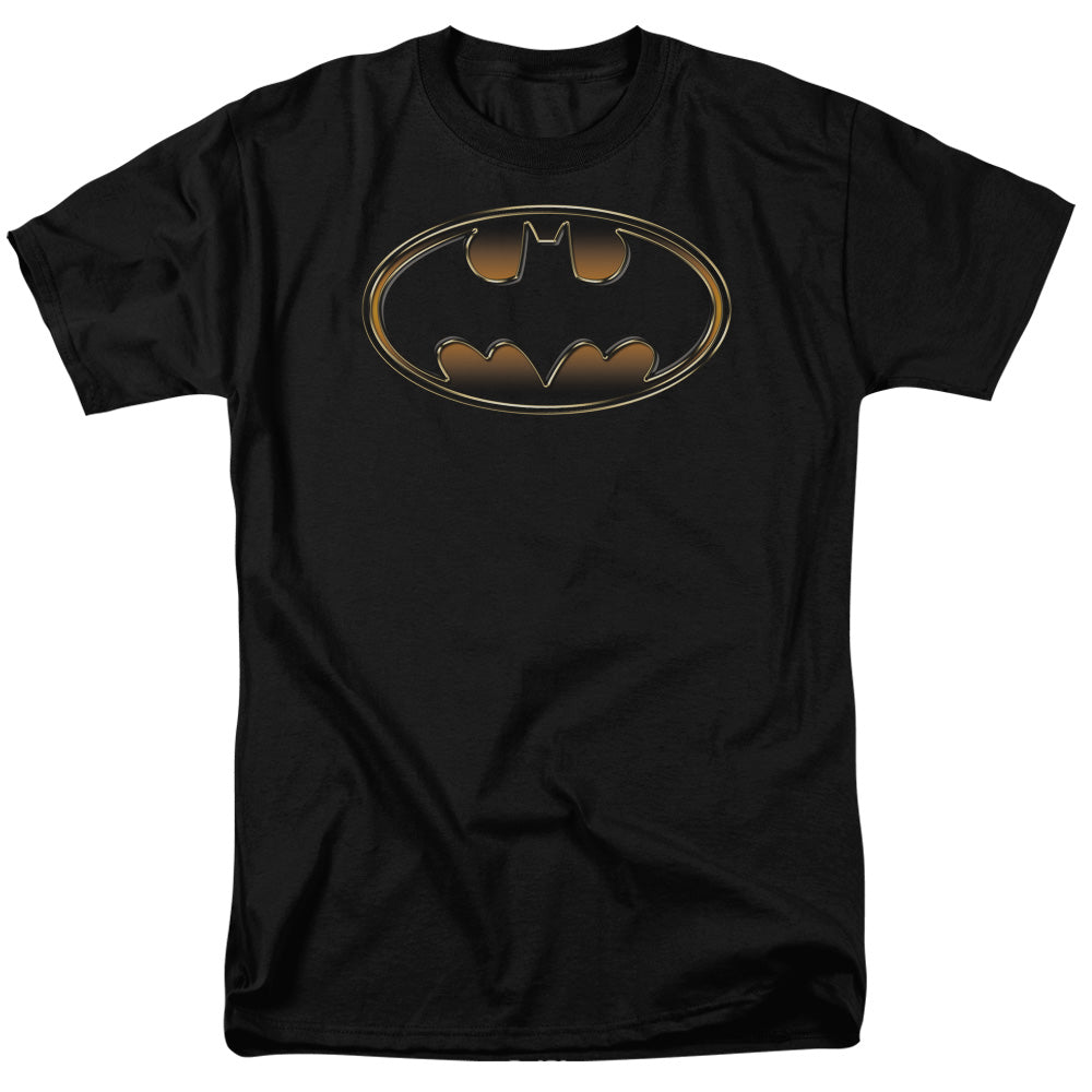 Batman/black & Gold Embossed-s/s Adult 18/1-black