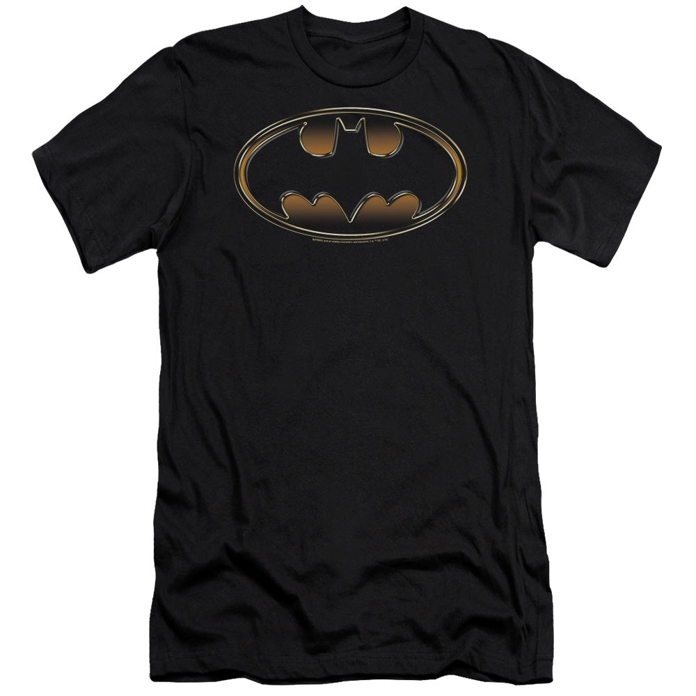 Batman/black & Gold Embossed-premuim Canvas Adult Slim Fit 30/1-black