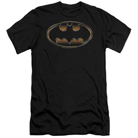 Batman/black & Gold Embossed-premuim Canvas Adult Slim Fit 30/1-black