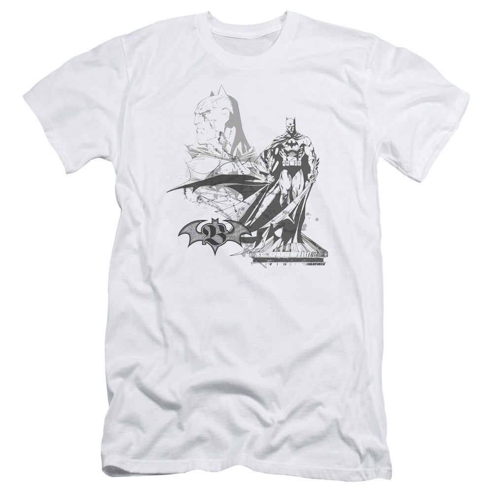 Batman/overseer-s/s Adult 30/1-white