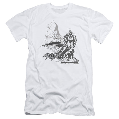 Batman/overseer-s/s Adult 30/1-white