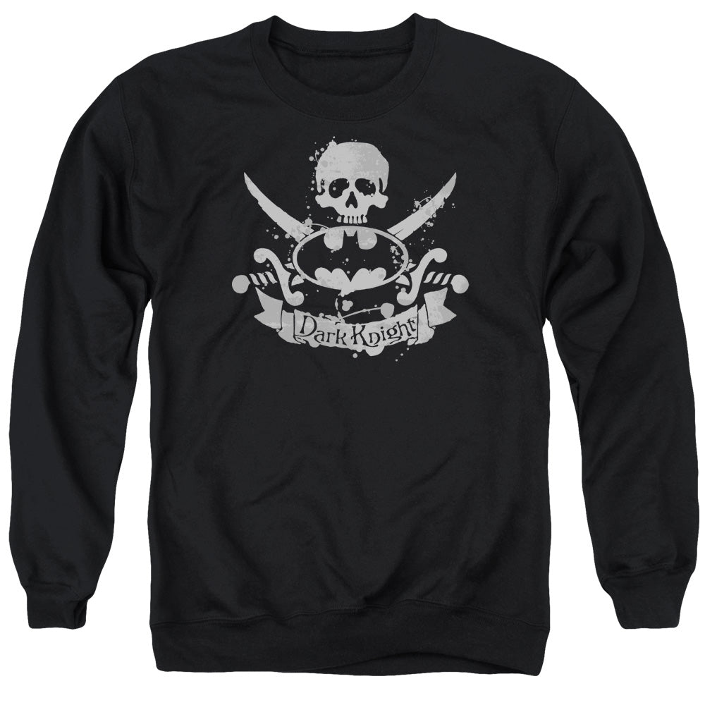 Batman/dark Pirate - Adult Crewneck Sweatshirt - Black