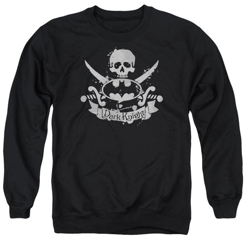 Batman/dark Pirate - Adult Crewneck Sweatshirt - Black