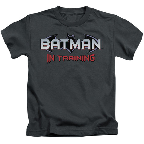 Batman/batman In Training-s/s Juvenile 18/1-charcoal-sm(4)