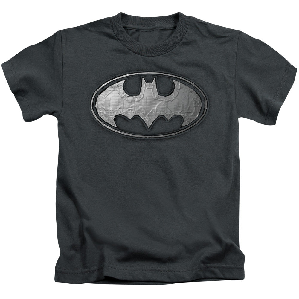 Batman/duct Tape Logo - S/s Juvenile 18/1 - Charcoal