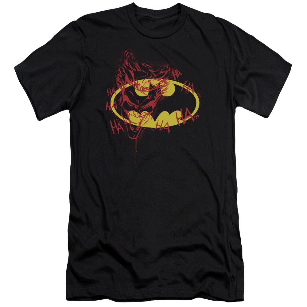 Batman/joker Graffiti-premuim Canvas Adult Slim Fit 30/1-black