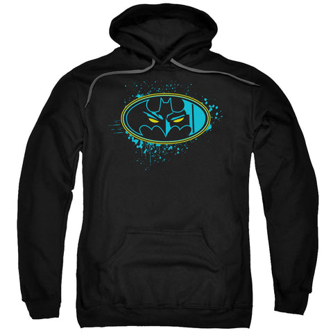 Batman/eyes In The Darkness-adult Pull-over Hoodie-black