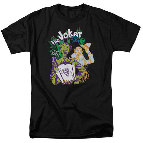 Batman/its All A Joke - S/s Adult 18/1 - Black