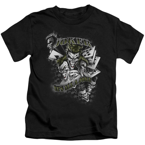 Batman/its All A Joke - S/s Juvenile 18/1 - Black