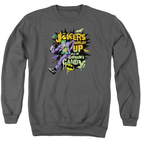 Batman/goblin Candy - Adult Crewneck Sweatshirt - Charcoal